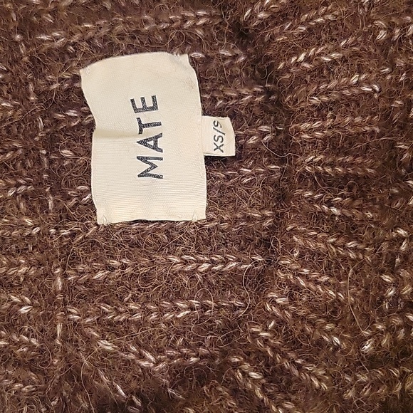 Mate The Label Super Fine Alpaca Oeganic Cotton Crewneck Sweater Xsmall/Small - Picture 3 of 5
